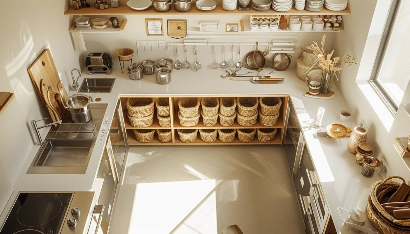 Conseils pratiques pour optimiser le rangement dans chaque zone de votre cuisine