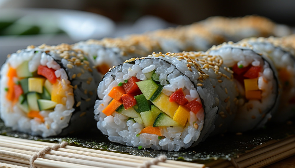 La recette traditionnelle du sushi végétarien pour les débutants
